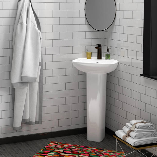 American Standard Cornice 24'' Tall White Vitreous China UShaped